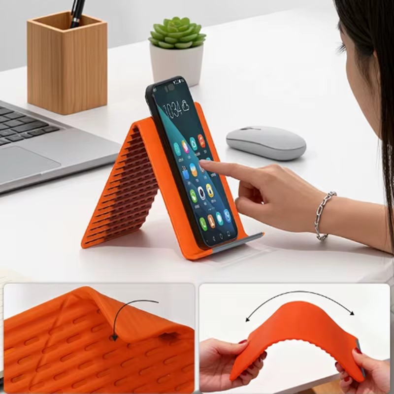 Desk Accessories - حامل هاتف محمول مرن من السيليكون