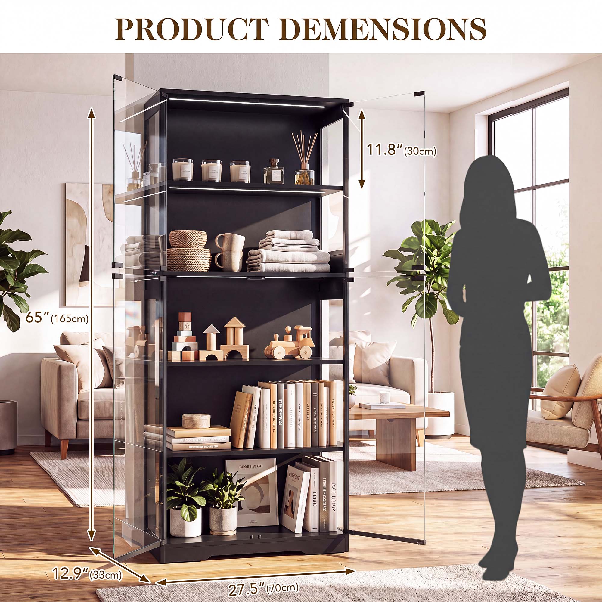خزانة عرض TCGBKAF ذات 5 طبقات  - مراجعة Office Furniture وسعره