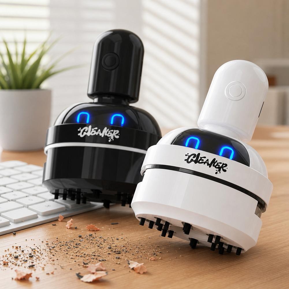 مكنسة كهربائية صغيرة محمولة لت - مراجعة Mini Desktop Vacuum Cleaner For Eraser Dust وسعره