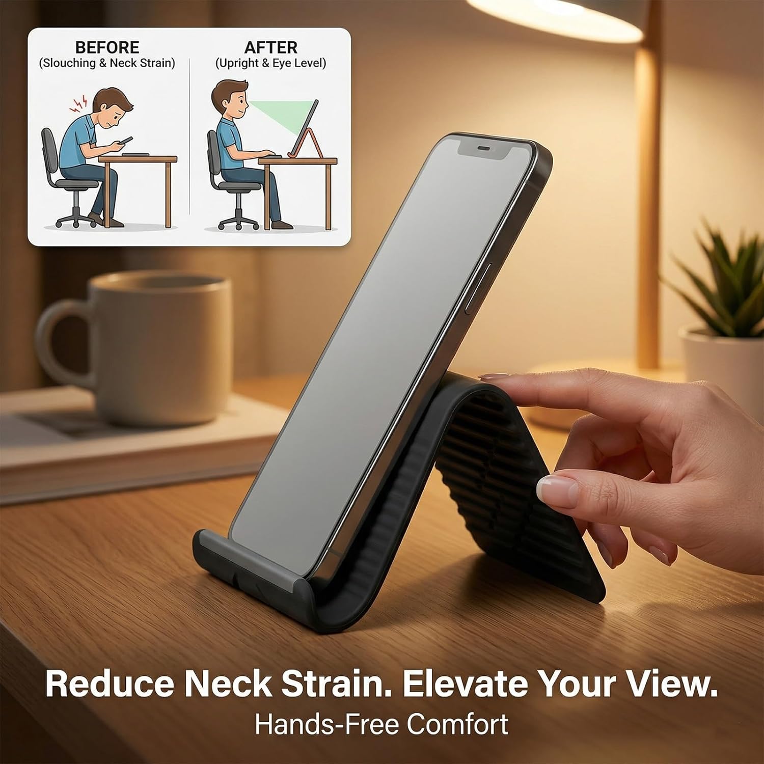حامل هاتف محمول مرن من السيليك - مراجعة Desk Accessories وسعره