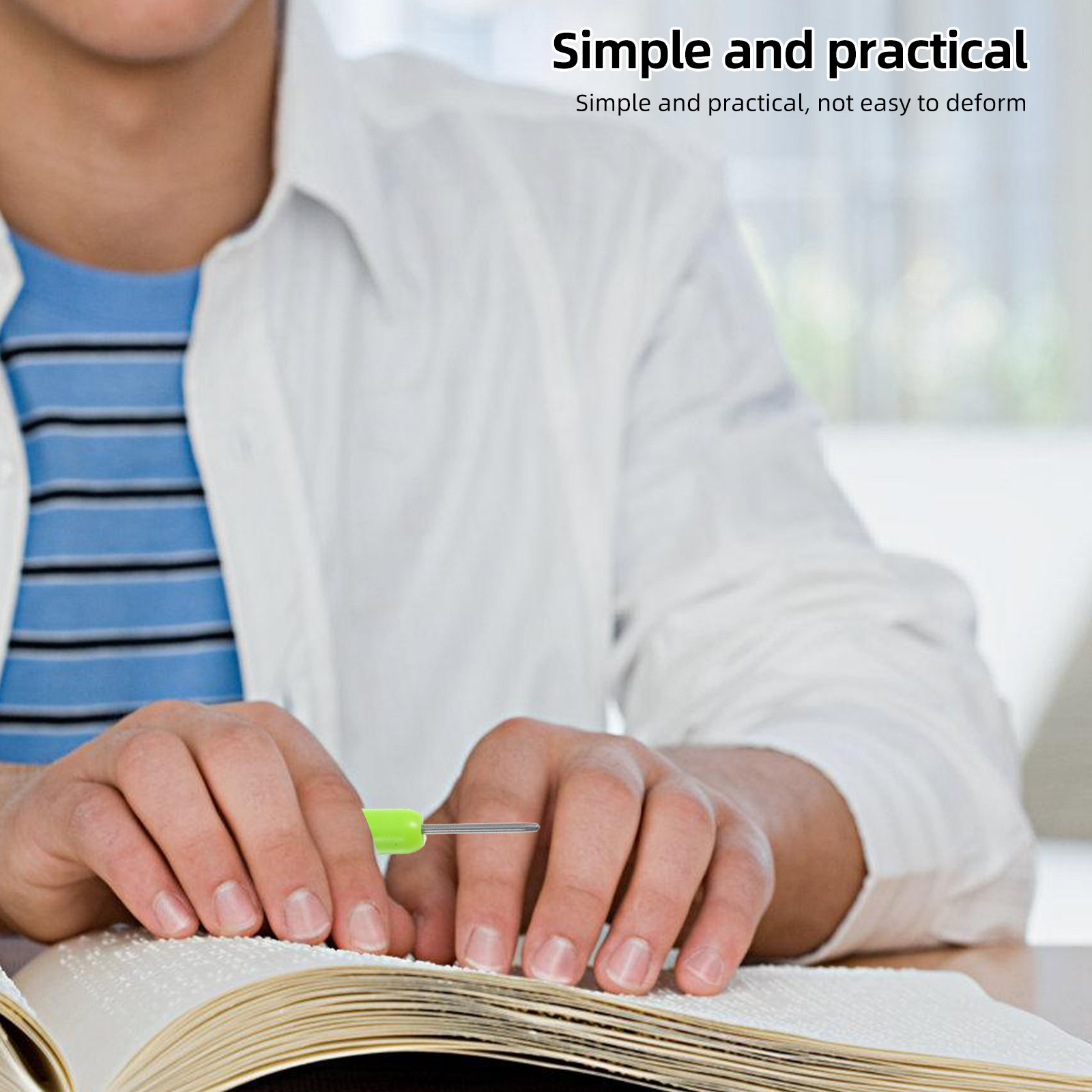 قلم برايل محمول مصنوع من البلا - مراجعة Writing Tools وسعره