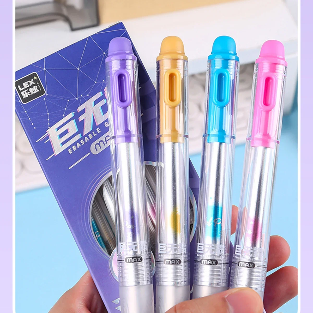 عبوة من 4 أقلام جل قابلة للسحب - مراجعة Retractable Eraser Pen Click وسعره