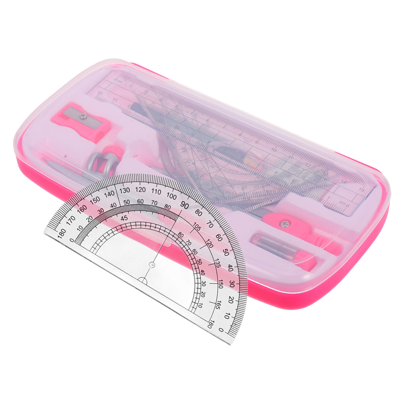 1. مجموعة أدوات رسم متعددة الا - مراجعة Math Geometry Set With Compass وسعره
