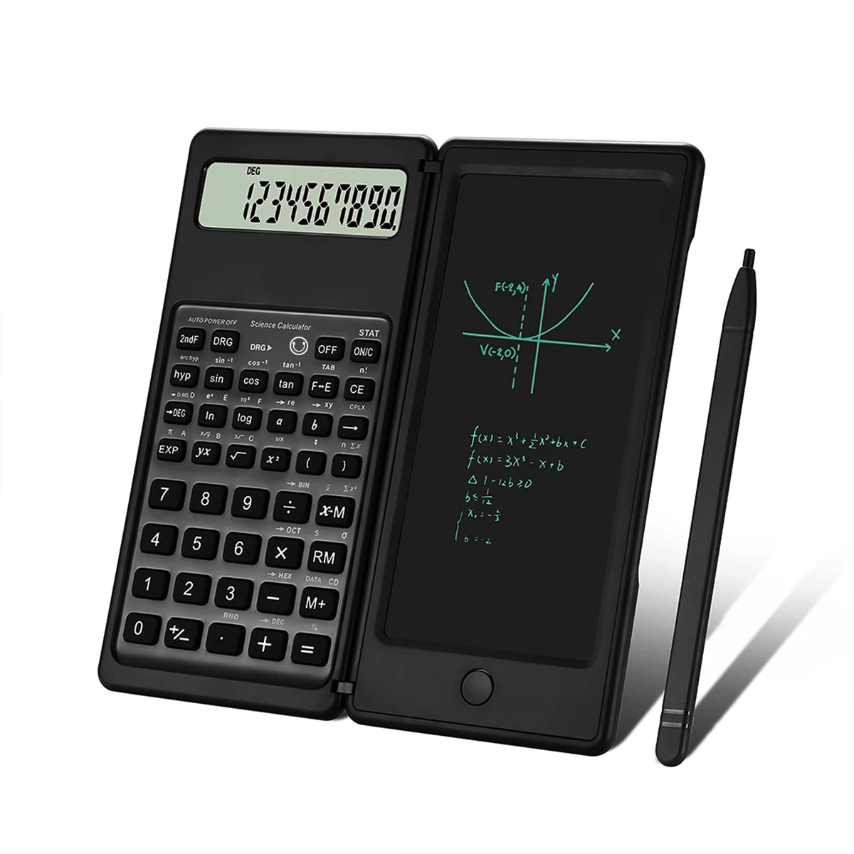آلة حاسبة علمية مع لوحة كتابة  - مراجعة Scientific Calculator For Secondary School وسعره