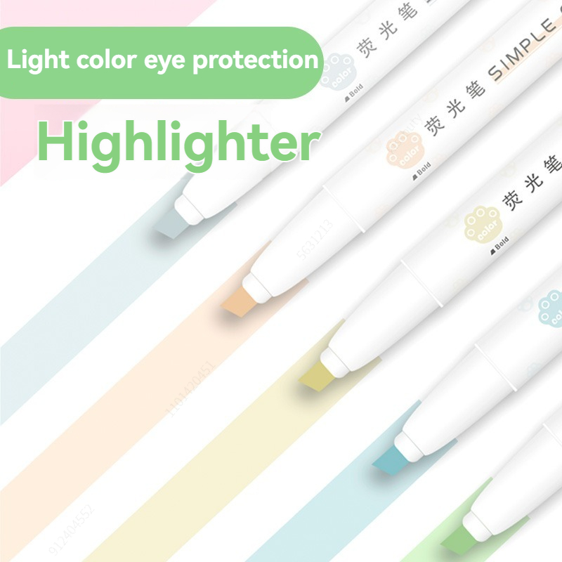 أدوات تمييز ألوان الباستيل ، ق - مراجعة Pastel Highlighter Set Double Ended وسعره