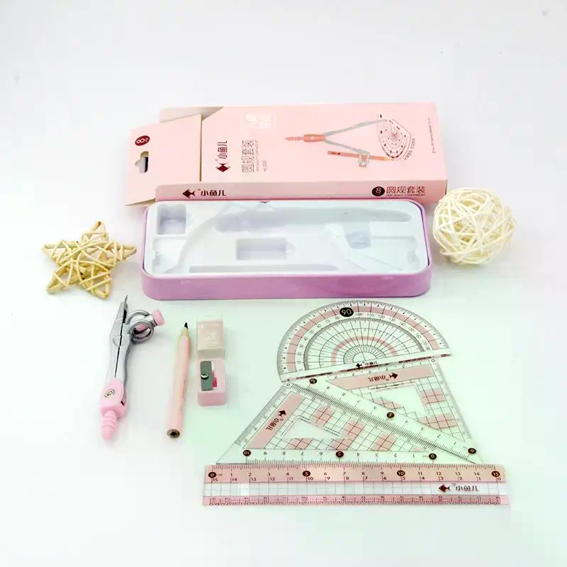 مجموعة أدوات رسم هندسية تتكون  - مراجعة Math Geometry Set With Compass وسعره